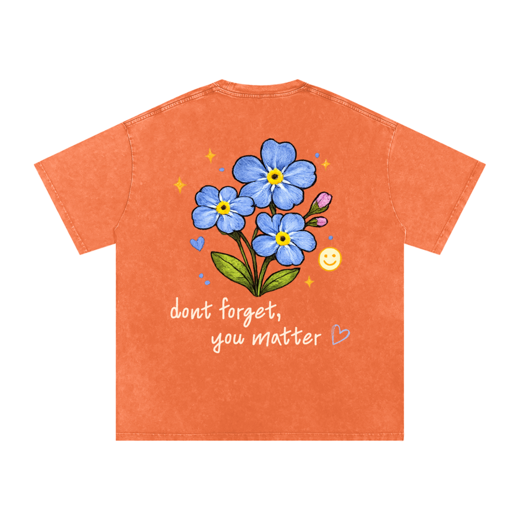 COURHF,Checkonurhappyfriends,forgetmenotflowers,Designedtocare