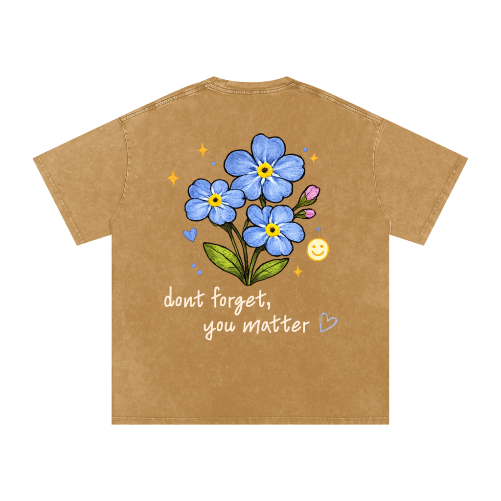 COURHF,Checkonurhappyfriends,forgetmenotflowers,Designedtocare