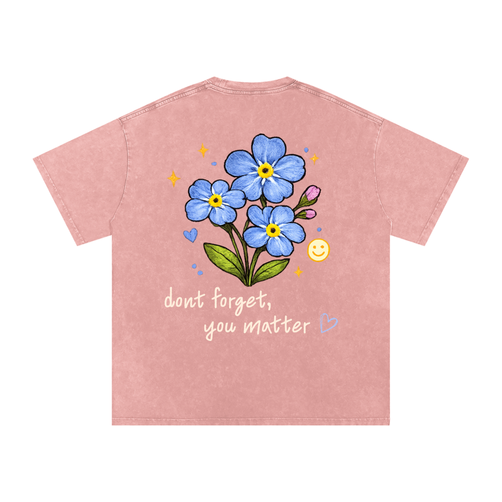 COURHF,Checkonurhappyfriends,forgetmenotflowers,Designedtocare